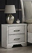 Crown Mark Jaymes Night Stand in White Mist B6582-2