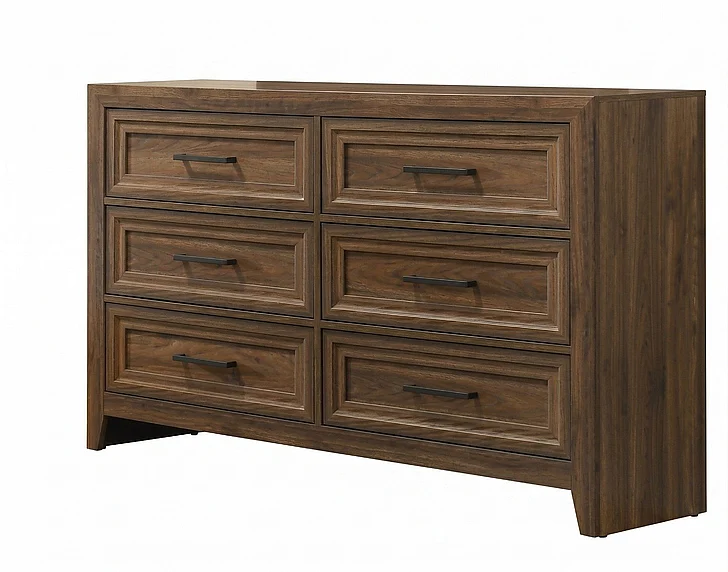 Crown Mark Lorraine Dresser in Rich Wood B6610-1