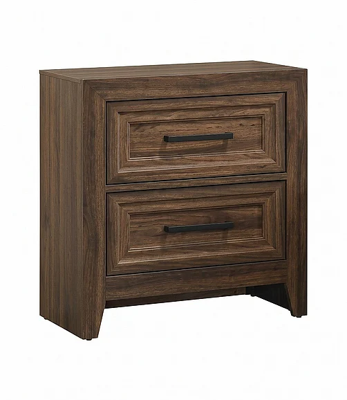 Crown Mark Lorraine Nightstand in Rich Wood B6610-2