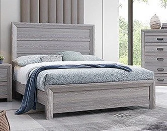 Crown Mark Adelaide Full Panel Bed Drift Wood