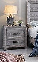 Crown Mark Adelaide Nightstand Drift Wood B6710-2