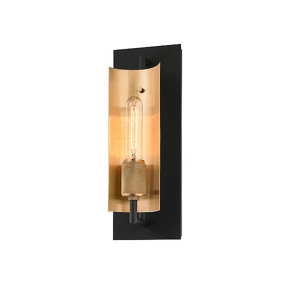 Troy Lighting Emerson Wall Sconce B6781-SBK/BBA