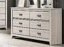 Crown Mark Carter Dresser in White B6810-1