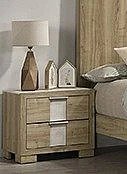 Crown Mark Rangley Night Stand in Driftwood B6832-2