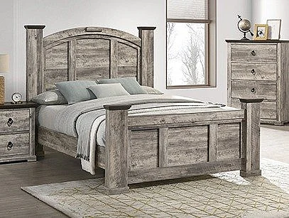 Crown Mark Ella-Mae Queen Poster Bed