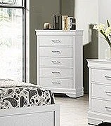 Crown Mark Amalia Chest in White B6912-4