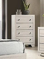 Crown Mark Atticus Chest White B6982-4