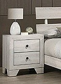 Crown Mark Atticus Night Stand White B6982-2
