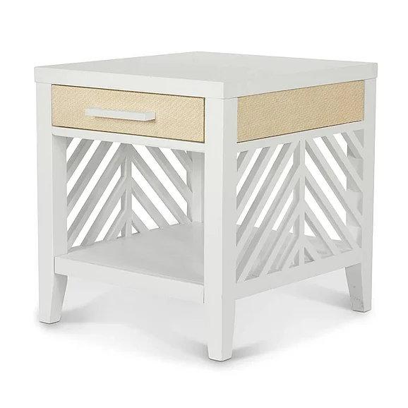 Sea Winds (Lineage) Miramar 1-Drawer End Table in Sand B77702-SAND