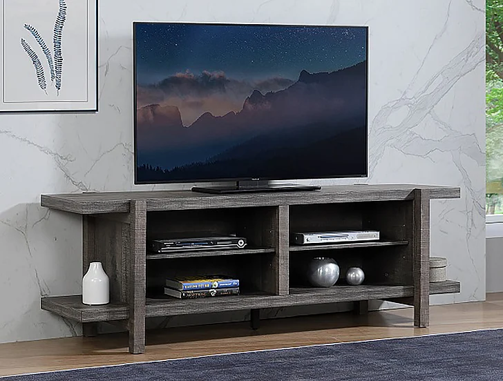 Crown Mark Furniture Coralee TV Stand in Gray B8100-9