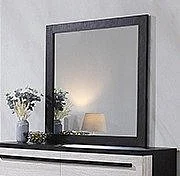 Crown Mark Remington Dresser Mirror Top Black/White B8162-11