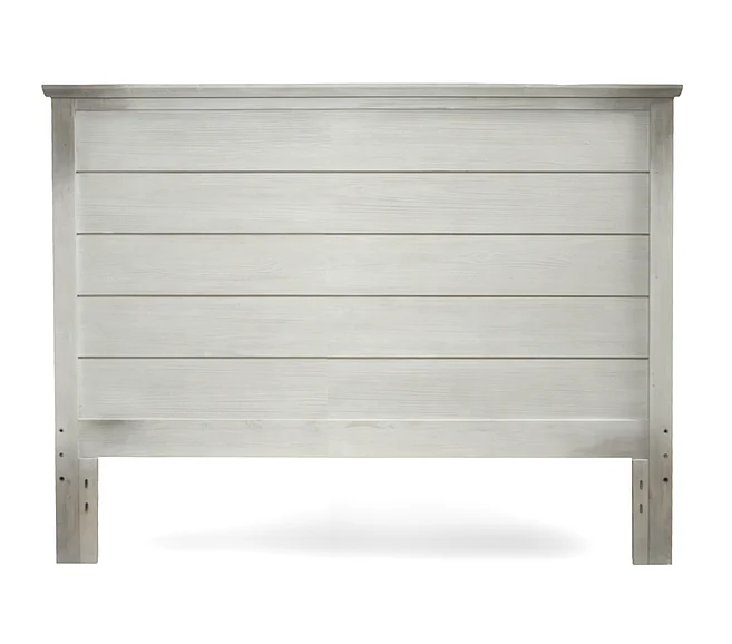 Sea Winds Geneva Queen Solidwood Headboard in Distressed White B90040-DWHITE