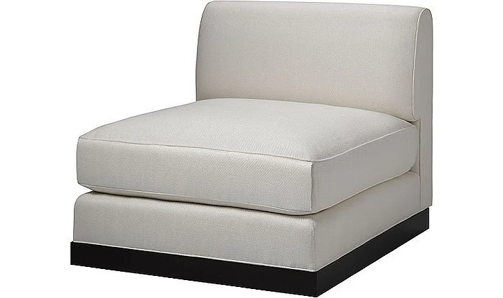 Baker Laura Kirar Claro Armless Chair BA6113CA