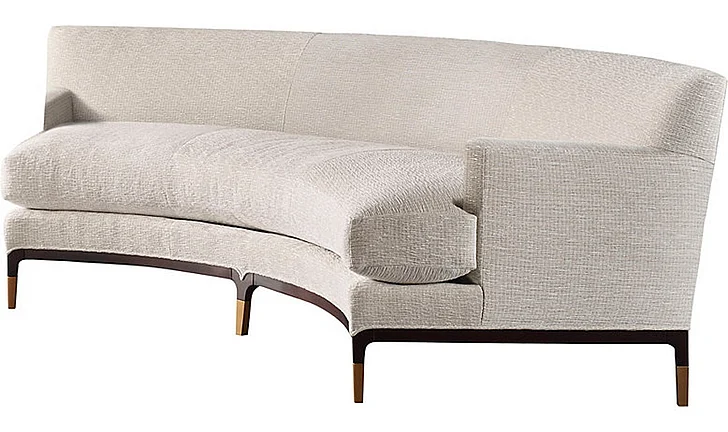 Baker Jean Louis Deniot Epidote Curved Sofa BA6189S