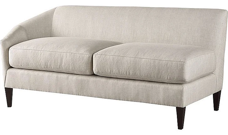 Baker Thomas Pheasant Diamond One Arm Loveseat BA6842LO