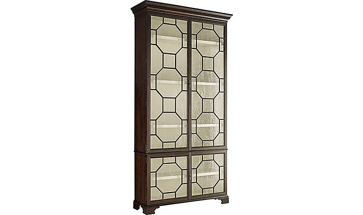 Baker Stately Homes Chinese Chippendale Display Cabinet BAA2006
