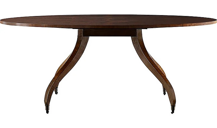 Baker Stately Homes Sheraton Oval Dining Table BAA2036