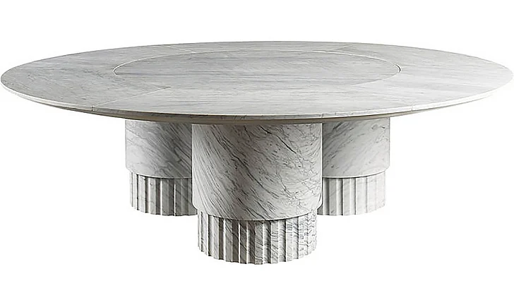 Baker Originals Agora Round Dining Table (102") BAA2539