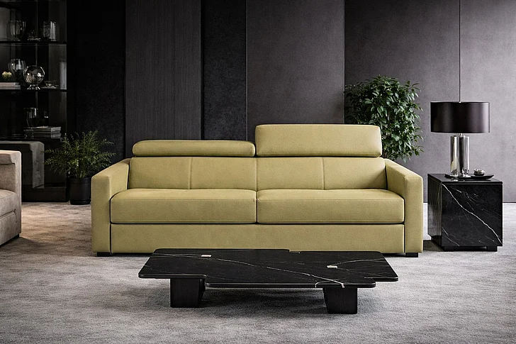 Whiteline Modern Living Balance Sofa Bed in Light Green SO2052L-LGRN