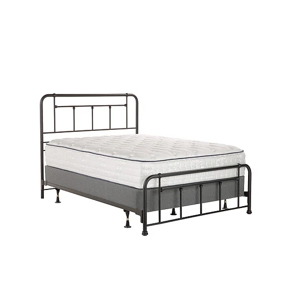 Fashion Bed Group Baldwin Complete Twin Bed w/ Frame in Textured Black B11483