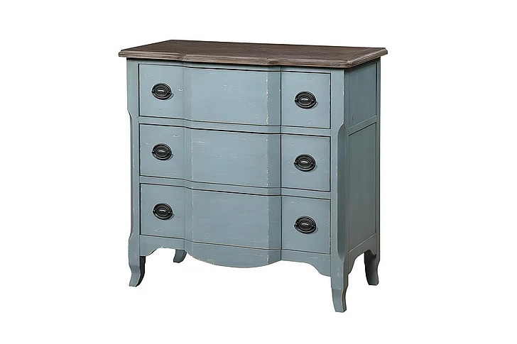 Cottage Creek Bar Harbor Accent Chest in Aqua Blue 40311