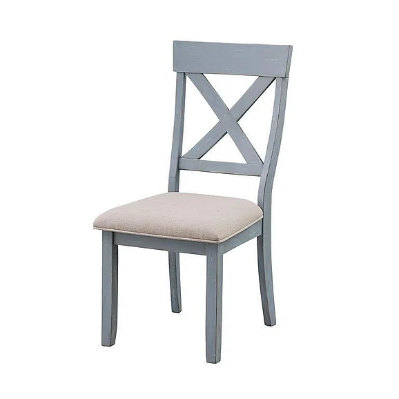 Cottage Creek Bar Harbor Dining Chair in Ocean Blue (Set of 2) 40298F