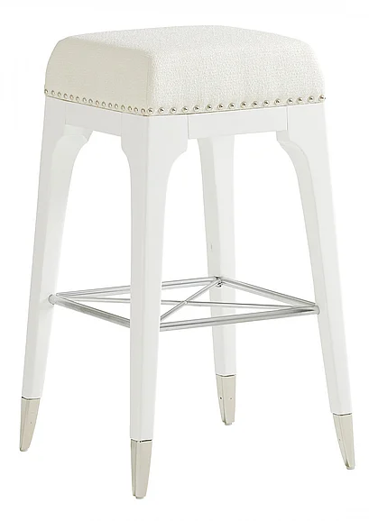 Lexington Furniture Avondale Northbrook Bar Stool in Artic White 415-896-01