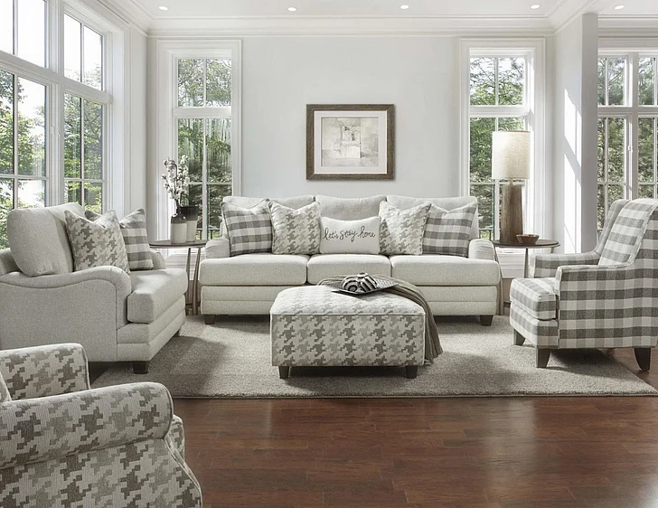 Southern Motion (Fusion) Basic Wool 2pc Living Room Set