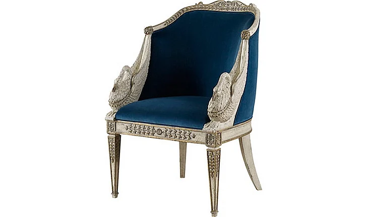 Baker Stately Homes Royal Swan Chair BAU2004C