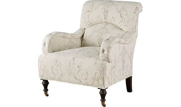Baker Stately Homes Victorian Upholstered Chair BAU2005C
