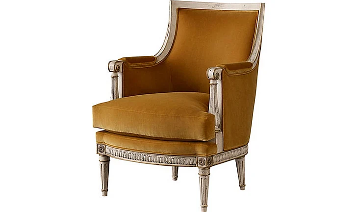 Baker Stately Homes King Louis XVI Carved Chair BAU2007C