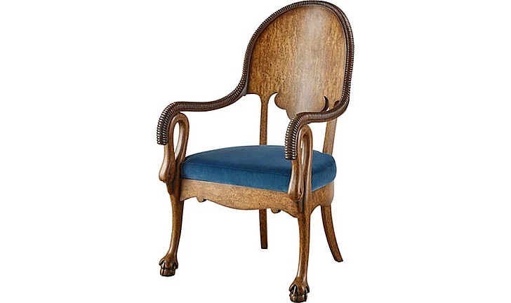 Baker Stately Homes Karelian Host Chair BAU2010C