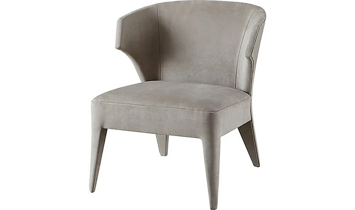 Baker Luxe Lapel Lounge Chair BAU3101C