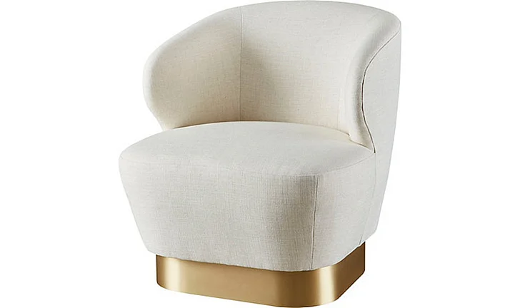 Baker Luxe Lambert Swivel Chair BAU3103C