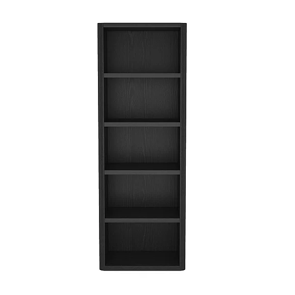 Manhattan Comfort Rivington 28" Open Bookcase in Black BC003-BK