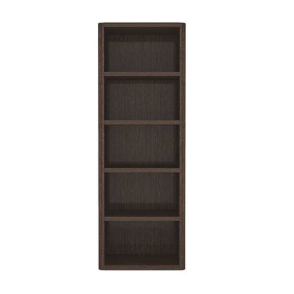 Manhattan Comfort Rivington 28" Open Bookcase in Dark Walnut BC003-BR
