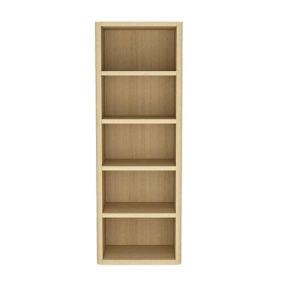 Manhattan Comfort Rivington 28" Open Bookcase in Natural Oak BC003-NA