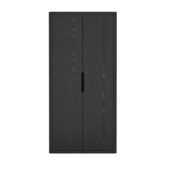 Manhattan Comfort Rivington 38" Bookcase Cabinet in Black BC004-BK