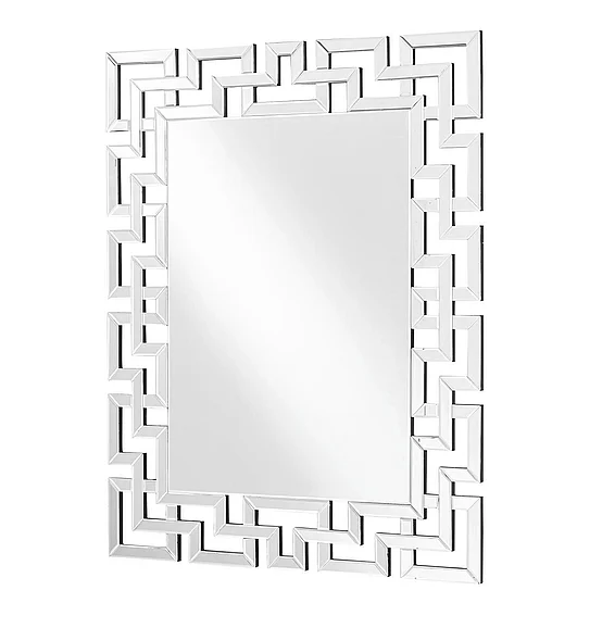 Elegant Sparkle 37.5 In. Contemporary Rectangle Mirror in Clear MR9152