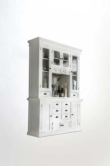 Nova Solo Halifax Kitchen Hutch Unit in White BCA597