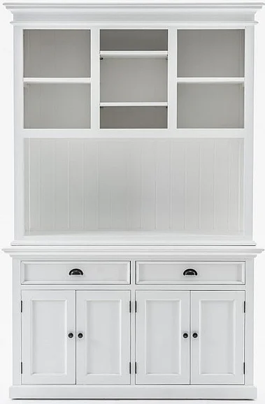 Nova Solo Halifax Buffet Hutch Unit in Classic White BCA607