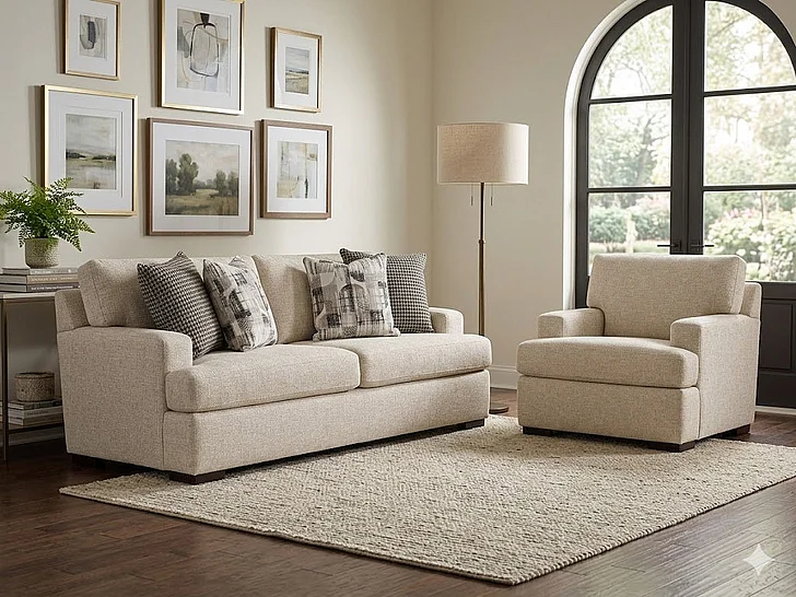 Stone & Leigh Palermo 2pc Living Room Set Custom Item