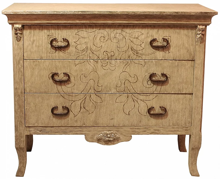 Peninsula Santiago 3 Drawer Dresser in Natural BD-003-0103