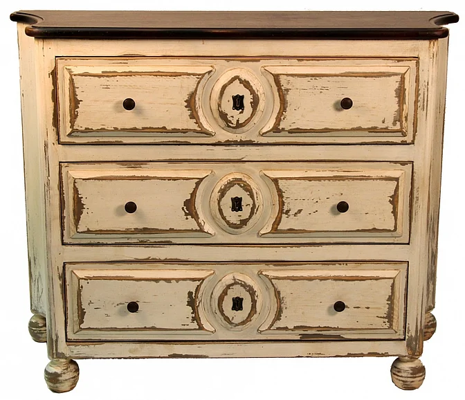 Peninsula Amelie 3 Drawer Dresser in Hand Painted BD-051-1450