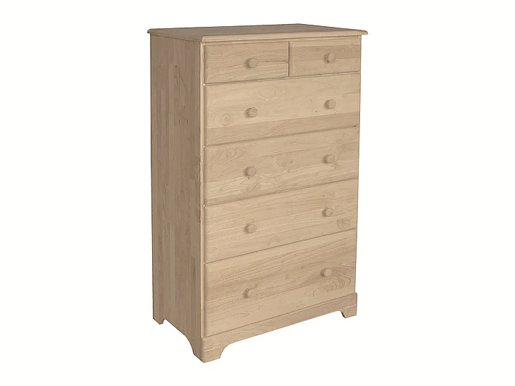 John Thomas Unfinished Jamestown 6-Drawer Chest BD-5046