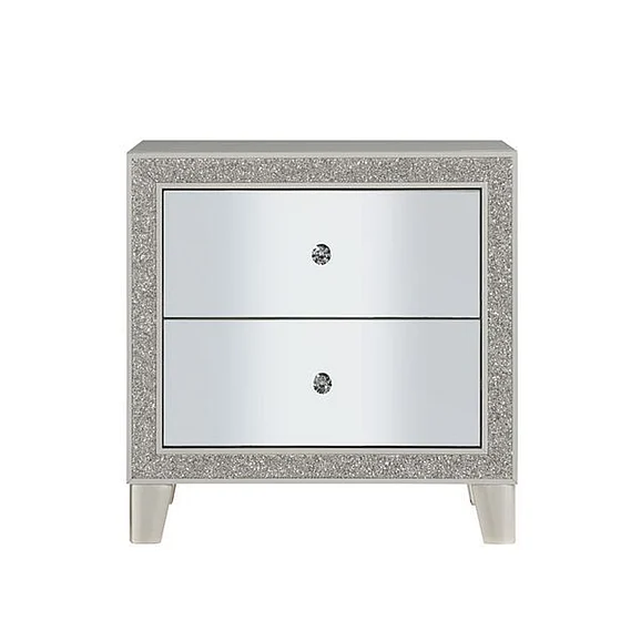 Acme Furniture Sliverfluff Nightstand in Champagne BD00243