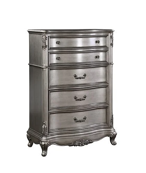 Acme Furniture Ausonia Chest in Antique Platinum BD00607