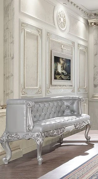 Acme Furniture Valkyrie Bench in Gray BD00688