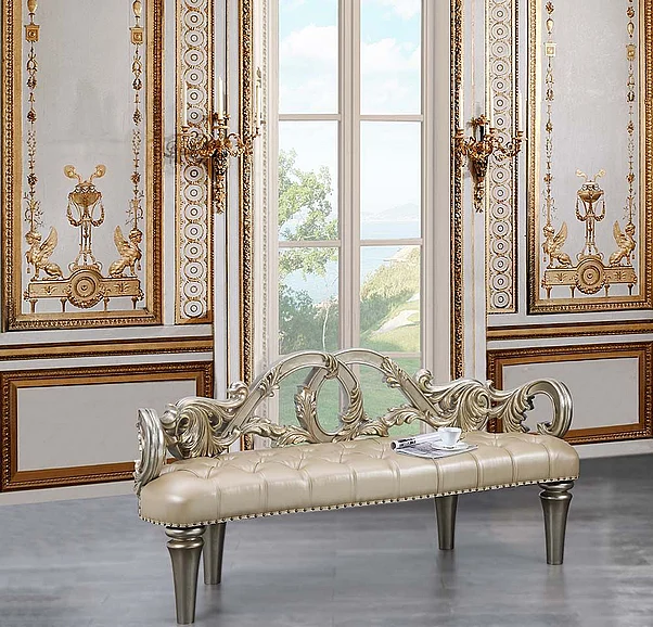 ACME Danae Bench in Champagne & Gold BD01239