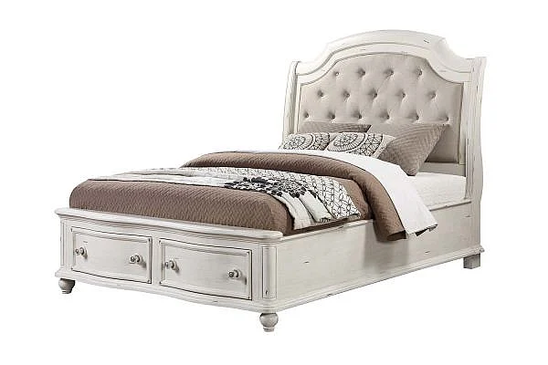 ACME Jaqueline Queen Storage Bed in White BD01433Q